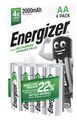 Energizer Power Plus AA 1,2V 2000mAh nabíjateľné batérie 4ks E300626700