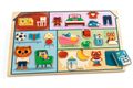 Drevené edukačné puzzle Dom