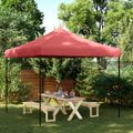 vidaXL Skladací pop-up párty stan burgundský 292x292x315 cm