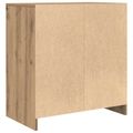 vidaXL Servírovacia skriňa Hnedá 70 x 41 x 75 cm Kompozitné drevo