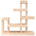vidaXL Stojan na rastliny 92x25x97 cm masívna borovica