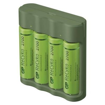 B52427U GP GP USB nabíjačka batérií Everyday B421 + 4AA GP ReCyko 2700