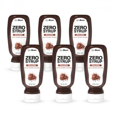 ZERO SIRUP čokoláda - GymBeam, 6 x 320 ml