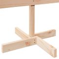 vidaXL Drevený vianočný stromček na dekoráciu 110 cm drevený masív