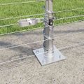 vidaXL Zvarené drôtené pletivo s betónovým základom 25 x 1,5 m