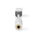 Adaptér NEDIS CCBW65950WT01 USB-C (M) - Jack 3.5mm (F) 0.1m biely
