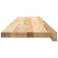 vidaXL Okenný parapet 2 ks 100x25x2 cm neošetrený dubový masív