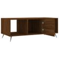 vidaXL Konferenčný stolík hnedý dub 102x50x40 cm kompozitné drevo