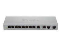 V2 - prepínač - riadený - 8 x 10/100/1000 + 2 x 100/1000/2.5G + 2 x 1 Gigabit / 10 Gigabit SFP+ (uplink) - desktop, na montáž na stenu