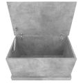 vidaXL Úložný box betónovo-sivý 70x40x38 cm spracované drevo