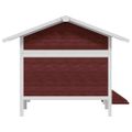 vidaXL Koterec pre psa káva mocha 159x120x88,5cm borovicový masív