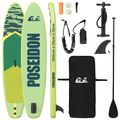 vidaXL Nafukovací paddleboard POSEIDON 305 x 76 x 15 cm Zelená pre