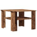 vidaXL konferenčný stolík Old Wood 60x60x42 cm Konštrukčné drevo