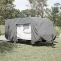 vidaXL Poťah na karavan sivý 732x250x220 cm netkaná textília