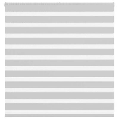 vidaXL Zebra roleta svetlosivá 145x100cm šírka látky 140,9cm polyester