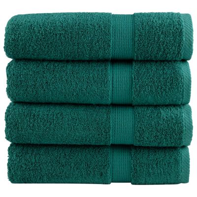 vidaXL Prémiové osušky SOLUND 4 ks fialové 100x150 cm 600 g/m2