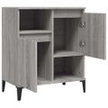 vidaXL Komoda sivý dub sonoma 60x35x70 cm spracované drevo