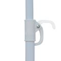 vidaXL Plážový slnečník modro-biely 180 cm látkový