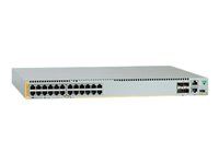 Prepínač - L3 - riadený - 24 x 10/100/1000 + 4 x 10 Gigabit SFP+ - Možno montovať do rozvádzača - s 1 rokom podpory Net.Cover Preferred