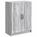 vidaXL Servírovacia skriňa Sivá sonoma 66 x 34,5 x 87 cm