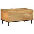 vidaXL Konferenčný stolík Hnedý 80x50x40 cm Masívne drevo Mango