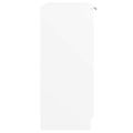 vidaXL Komoda biela 60x30x70 cm spracované drevo
