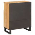 vidaXL Servírovacia skriňa Hnedá 60 x 33 x 75 cm Masívne mango drevo
