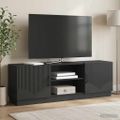 vidaXL TV skrinka Čierna 150 x 31 x 47 cm Kompozitné drevo