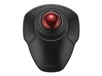 Guličková myš - bezdrôtová - bezdrôtový prijímač USB - čierna