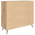 vidaXL Servírovacia skriňa Remeselný dub 89,5 x 34 x 80 cm