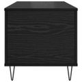 vidaXL Konferenčný stolík Čierny dub 90 x 44.5 x 45 cm