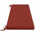 vidaXL Vankúš na lavičku SOEST 100% polyester Červená 140 x 40 x 5 cm