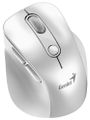 GENIUS Ergo 9000S Pro Pearl White/ duální Bluetooth + 2,4GHz/ 2400 dpi/ bezdrátová/ 6tlačítková/ dobíjecí/ RGB/ bílá Myš, bezdrátová, optická, 2400DPI, 6 tlacítek, Bluetooth, 2,4GHz, USB-C nabíjení, tichá, 7barevné podsvícení, bílá