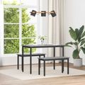 vidaXL lavička Sivý Sonoma 80 x 35 x 45 cm Kompozitné drevo