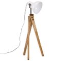 vidaXL Podlahová lampa 25 W biela 45x45x120 cm E27