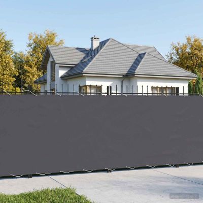 vidaXL Záclona na balkónové súkromie 150 x 300 cm Textil s PU povlakom