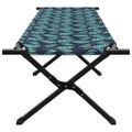 vidaXL Skladacia kempingová posteľ List 2 ks Les 193 x 69 x 45 cm