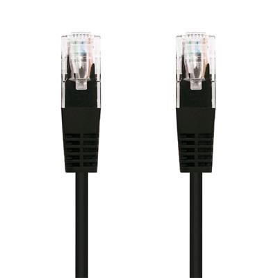 Kábel C-TECH patchcord Cat5e, UTP, čierny, 0,5m