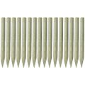 vidaXL Plotové stĺpiky s hrotom 16 ks, impregnované drevo 100 cm