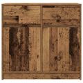 vidaXL Komoda so zásuvkou, staré drevo 80x34x76 cm, kompozitné drevo