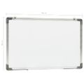 vidaXL Magnetická tabuľa stierateľná za sucha biela 60x40 cm oceľ