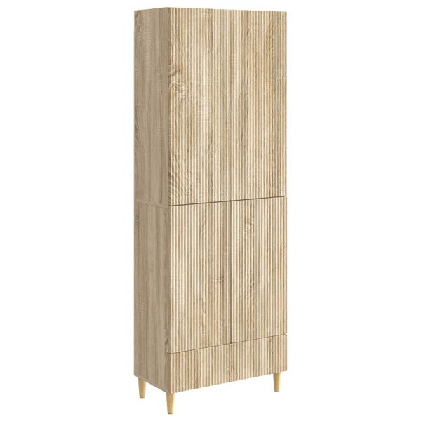 vidaXL Sada skríň 2 pcs 66 x 34,5 x 95 cm Kompozitné drevo