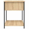vidaXL Nočný stolík dub sonoma 44x45x58 cm kompozitné drevo