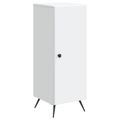 vidaXL Servírovacia skriňa Biela 33 x 34,5 x 90 cm Kompozitné drevo