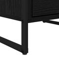 vidaXL Servírovacia skriňa Čierny dub 42 x 36 x 75.5 cm