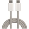 Maxlife MXUC-06 kábel USB-C - USB-C 1,0 m 20W sivý nylon