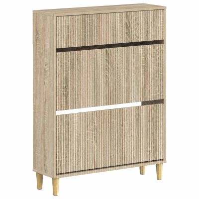 vidaXL Skriňa na topánky ARNHEM 78 x 24 x 103 cm Kompozitné drevo