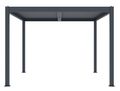 Bioklimatická pergola G21 Austin 3x3 m, antracitová hliníková