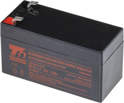 Akumulátor T6 Power NP12-1,2, 12V, 1,2Ah, F1