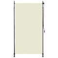 vidaXL Vonkajšia zatemňovacia roleta krémová 120x270 cm